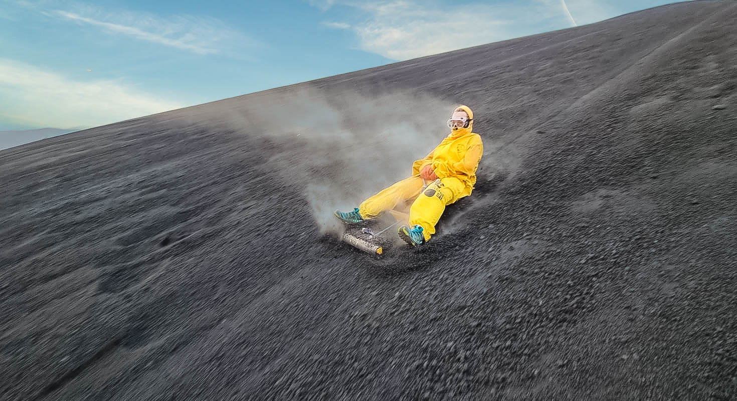 volcano boarding cerro negro leon nicaragua