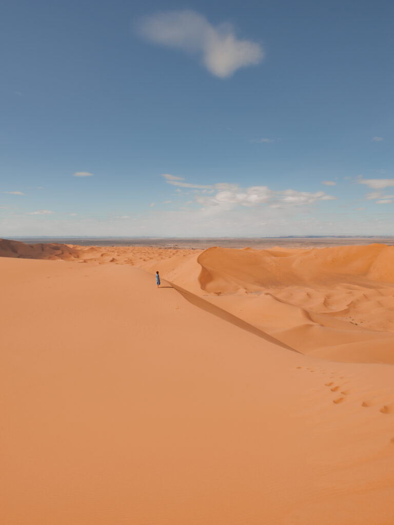 Erg Chebbi, the tallest dune in the Merzouga Desert