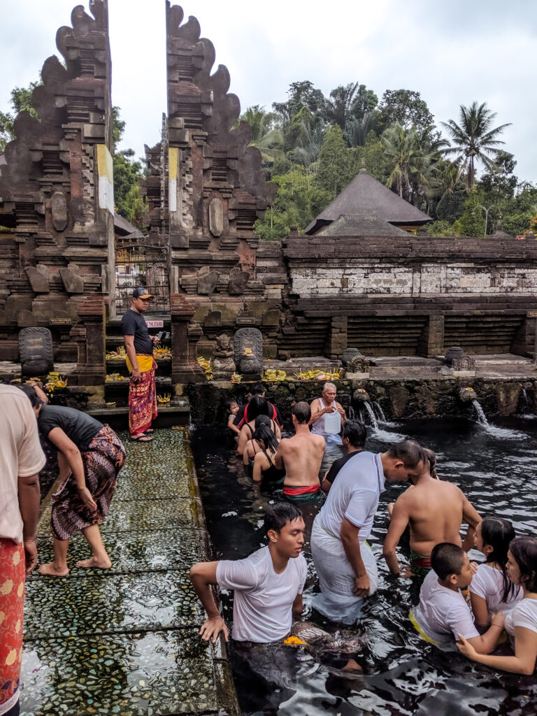 Pura Tirta Empul Temple. This Hindu bathing temple is known for its holy water.